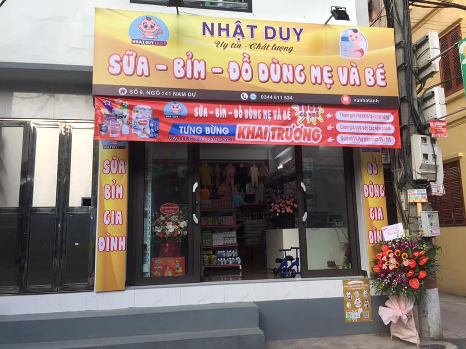 Nhật Duy- Sữa Bỉm, Đồ dùng Mẹ& Bé