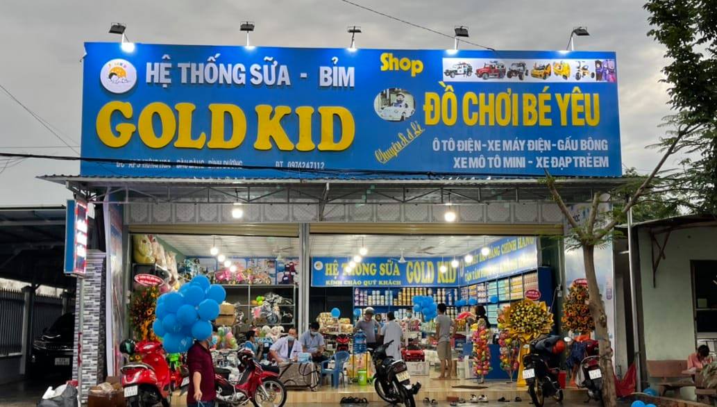 Hệ Thống Sữa Bỉm GoldKids